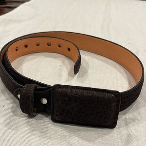 45006 Vaquero/Charro Leather belt SZ 44-48.  Outer is made of felt